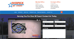 Desktop Screenshot of overpeckgas.com